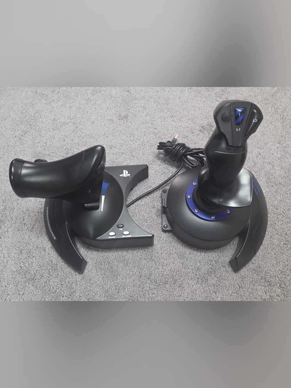 Thrustmaster T.Flight Hotas 4 Flight Stick Wired USB for PS4/PC Black/Blue